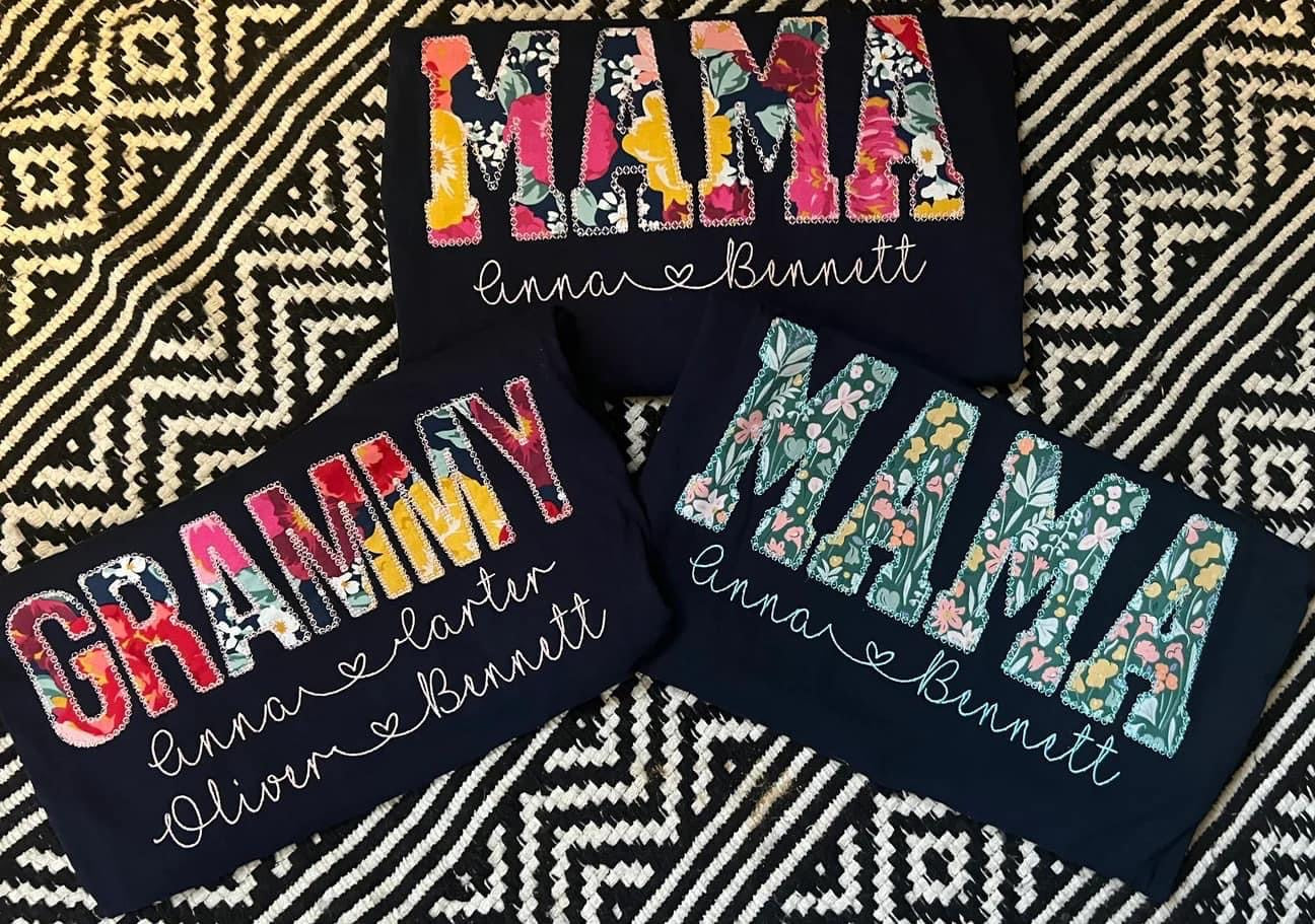 Custom Name Embroidery